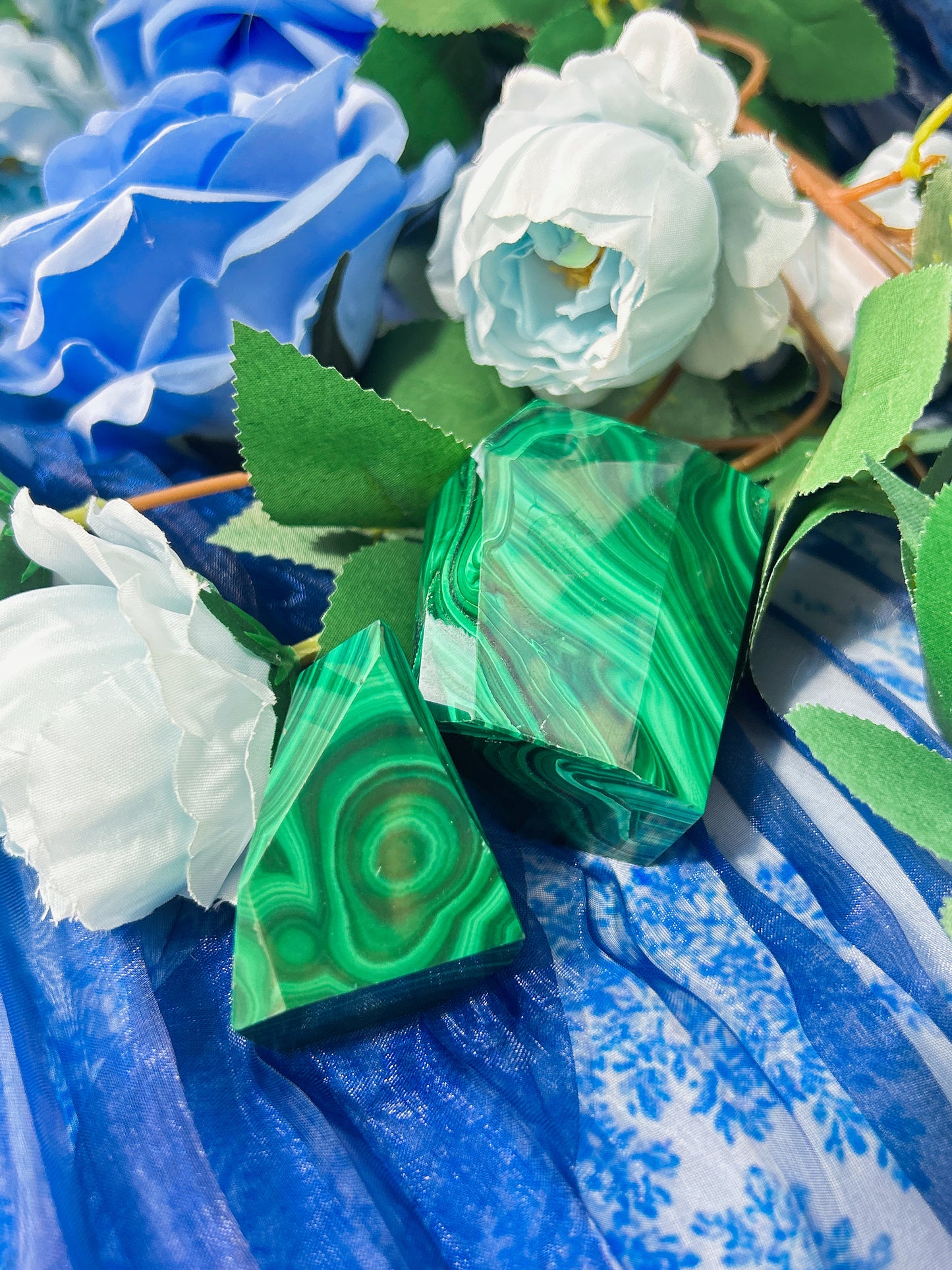Malachite freeform