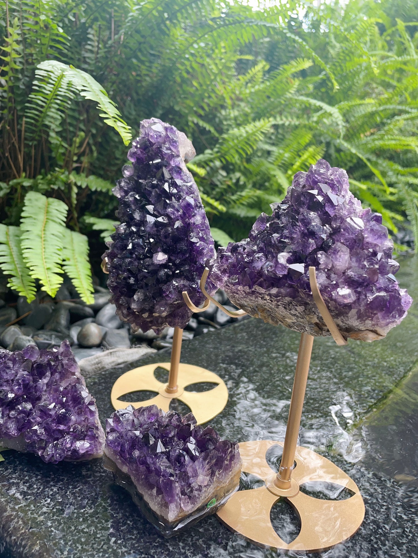 Amethyst cluster