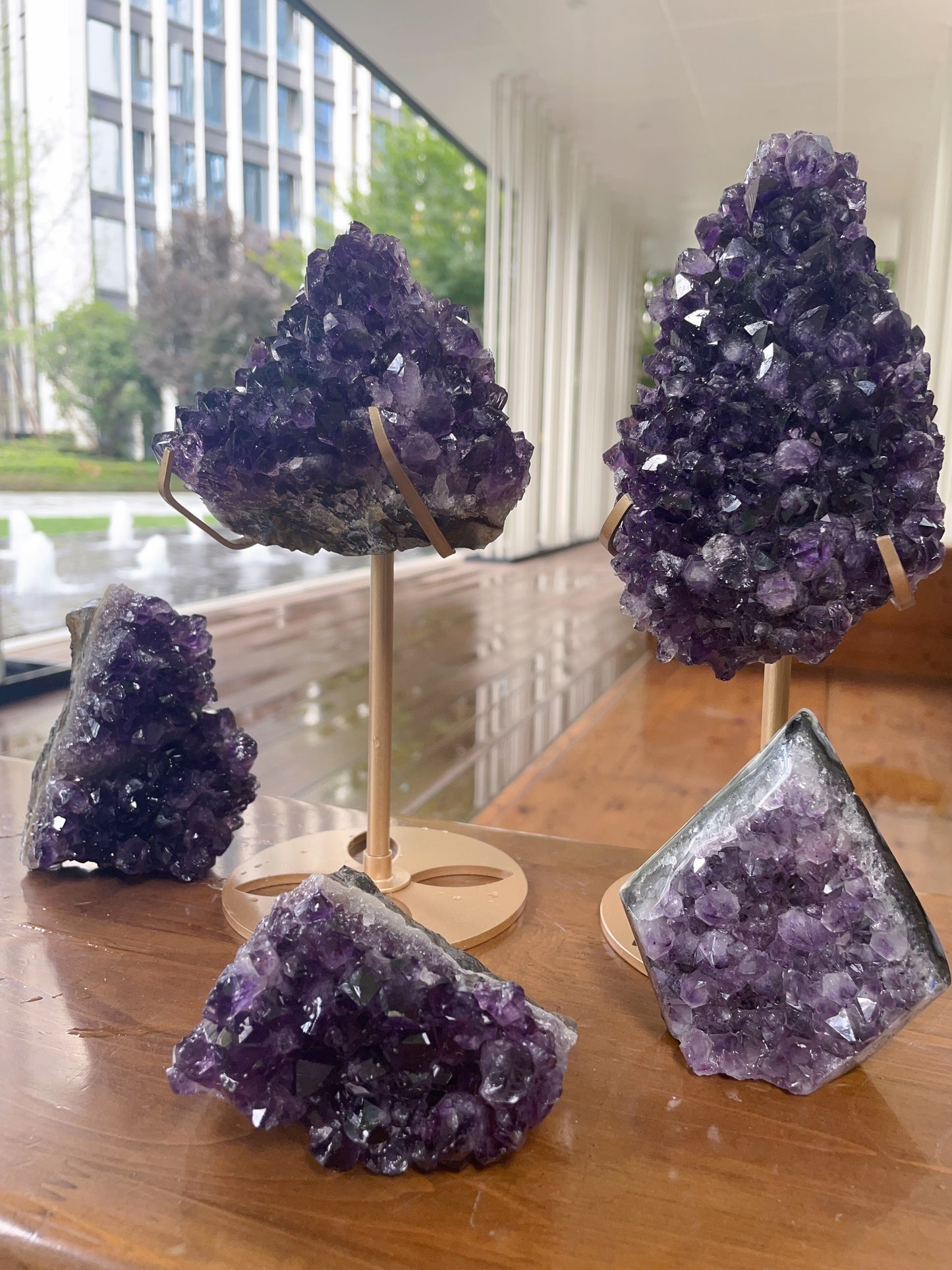 Amethyst cluster