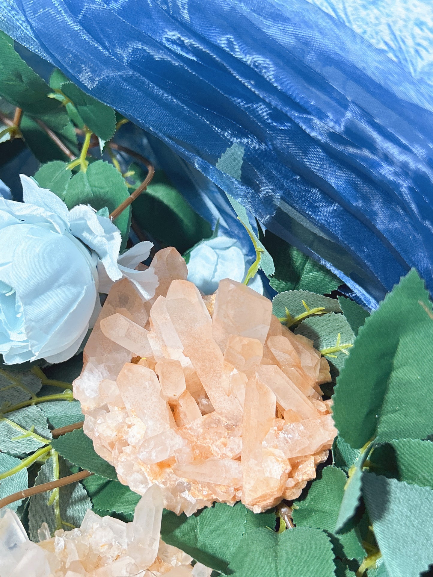 rose quartz cluster
