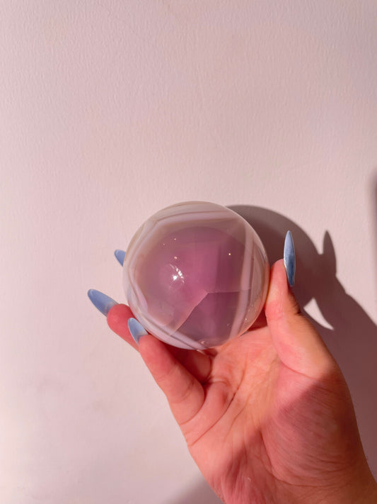 2.0 Pink Jelly Agate  “Cotton Candy“