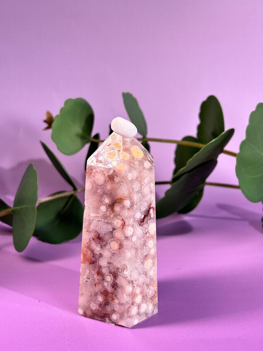 Pink amethyst tower