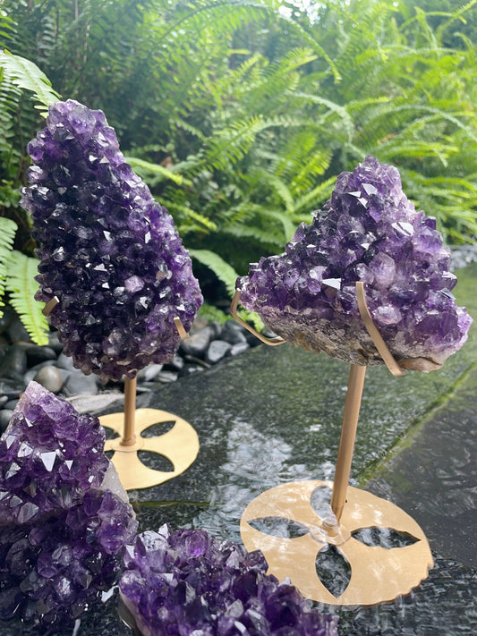 Amethyst cluster