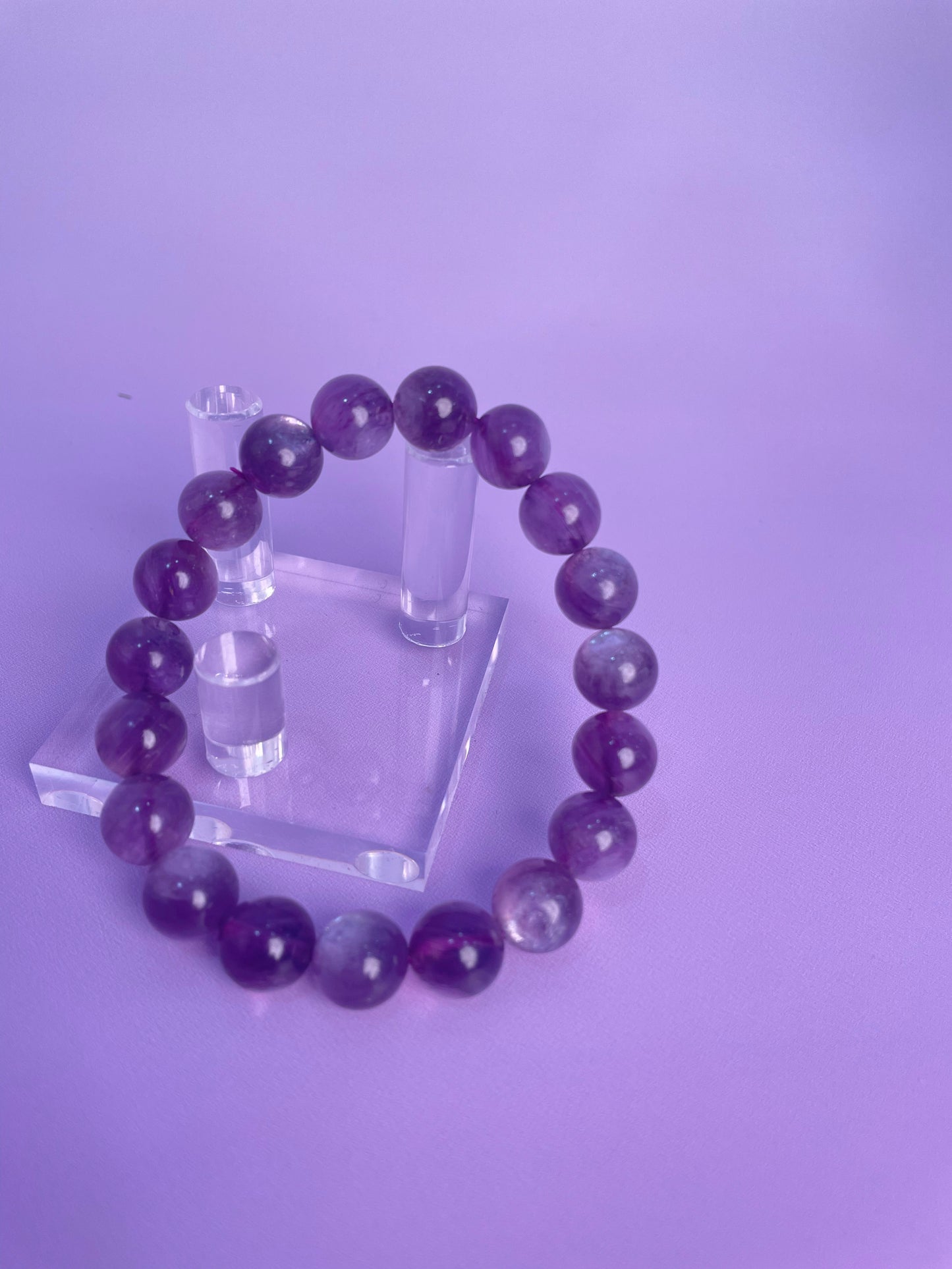 Purple Lepidolite Bracelet