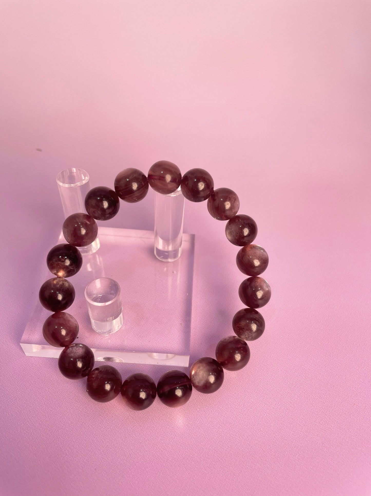 Smoky Lepidolite Bracelet