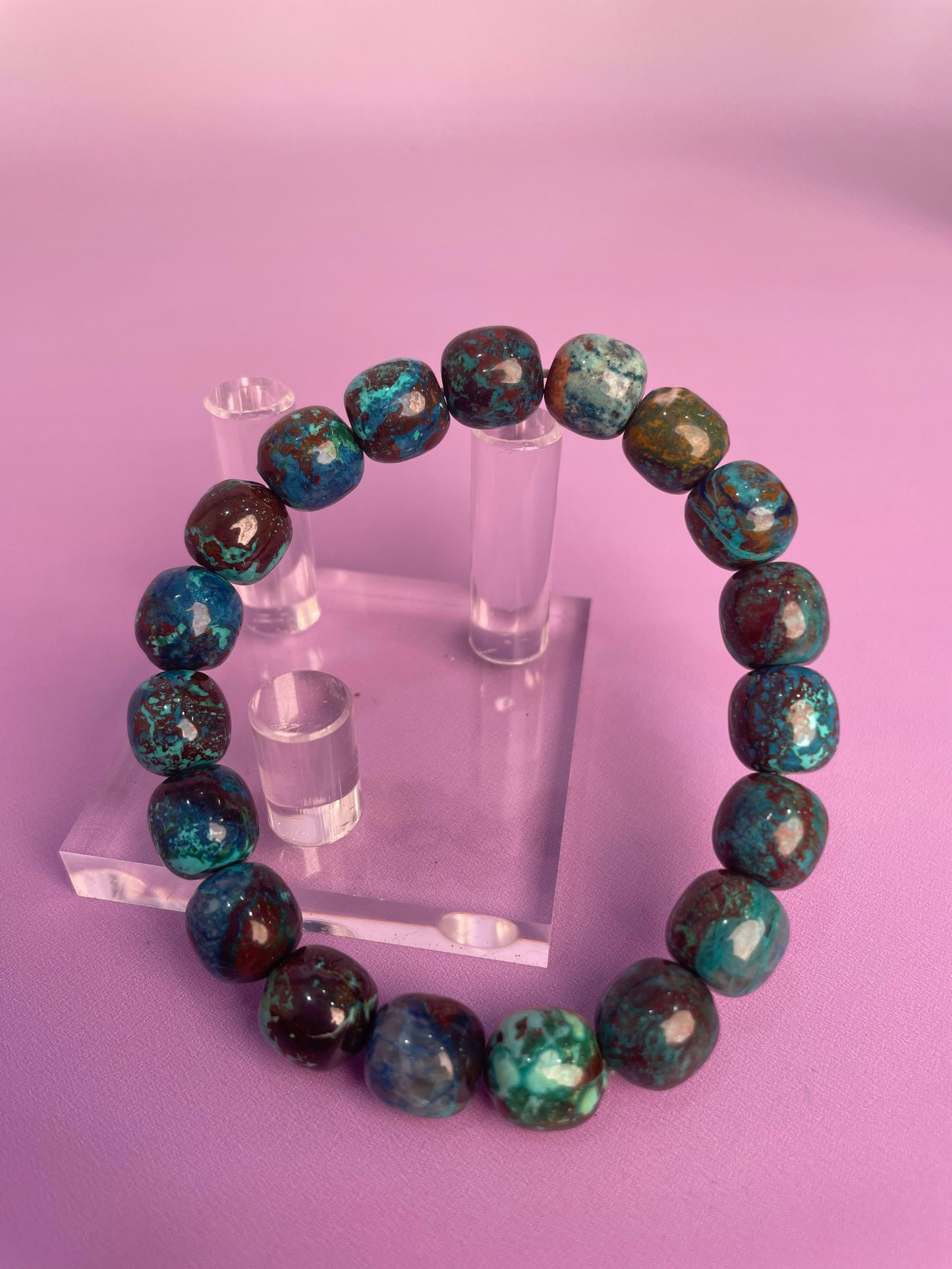 Chrysocolla & turquoise Bracelet