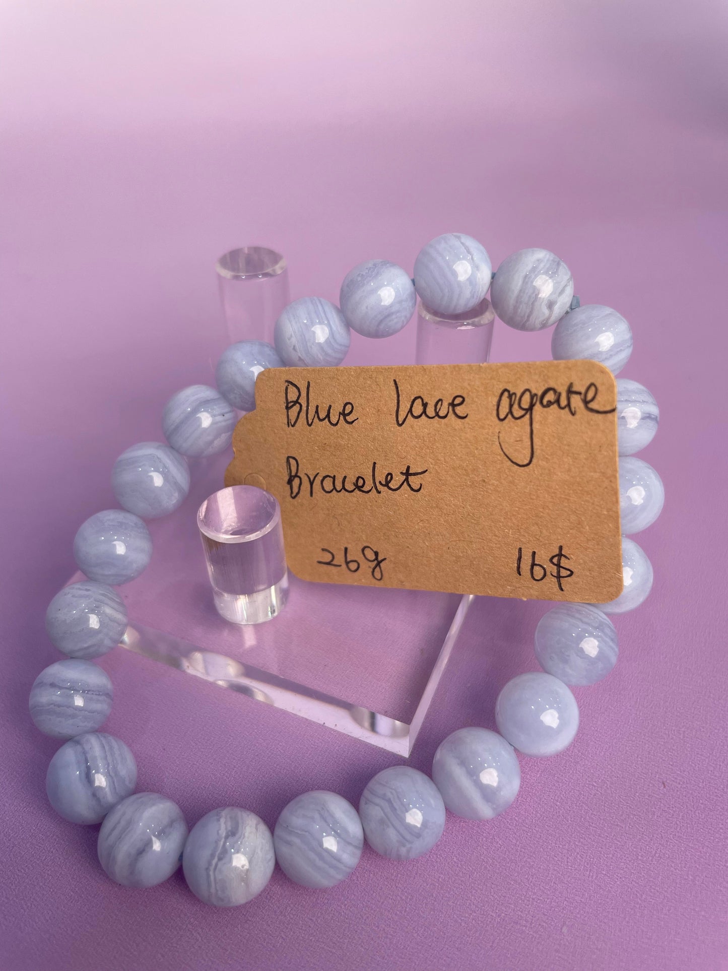 Blue Lace agate Bracelet