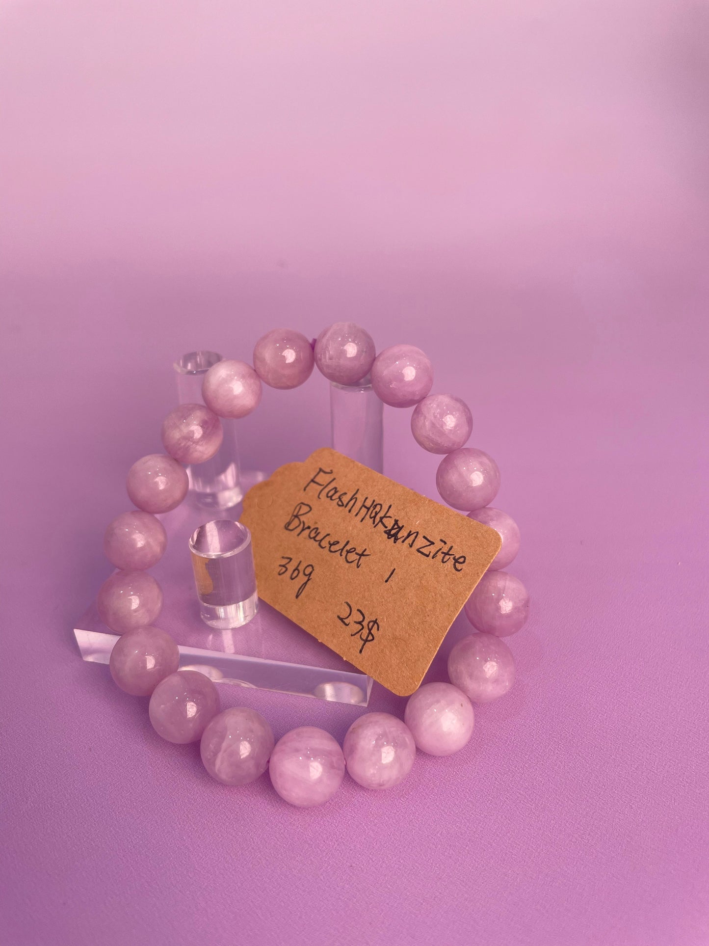 Flash Kunzite Bracelet