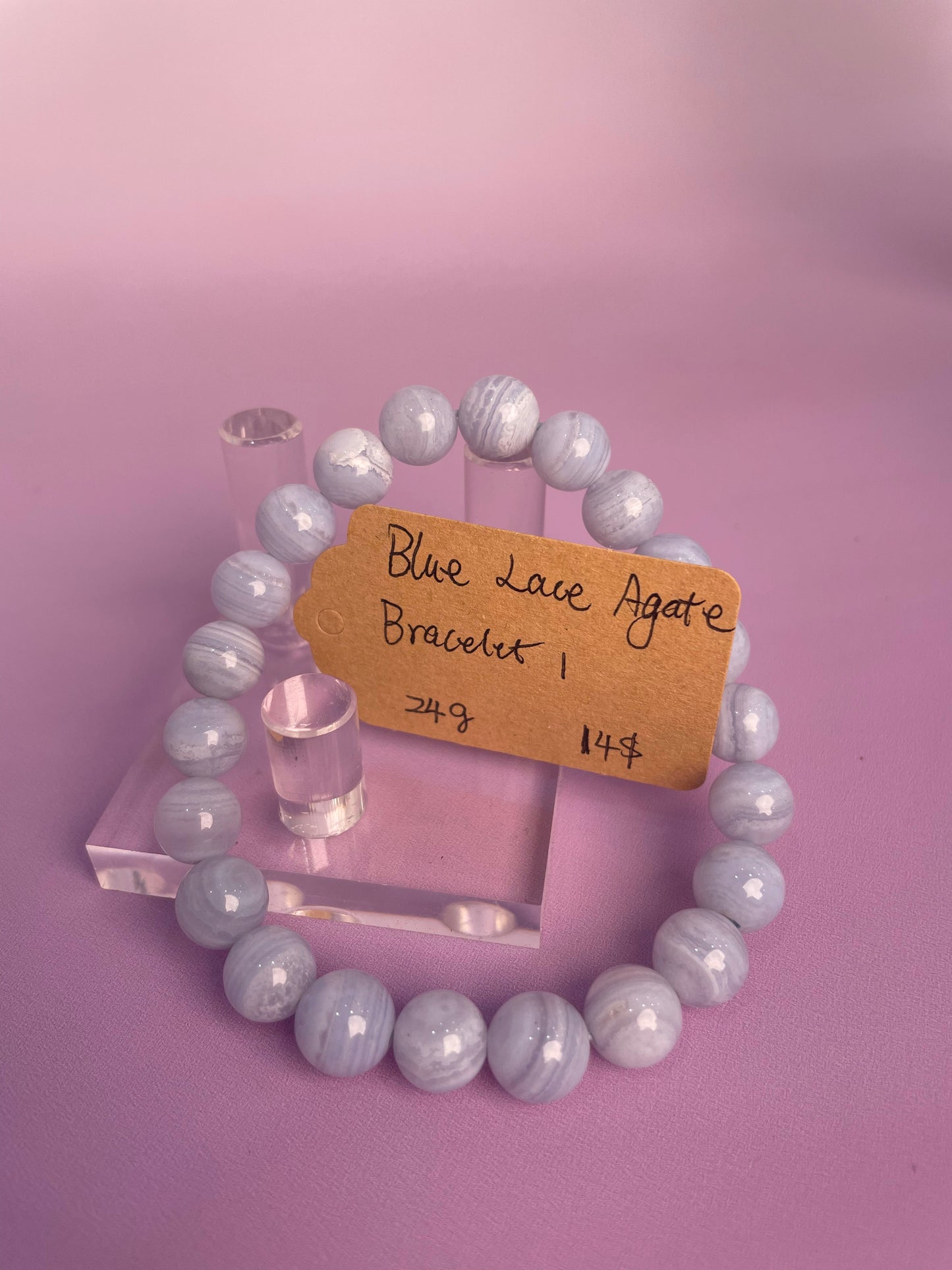 Blue Lace agate Bracelet